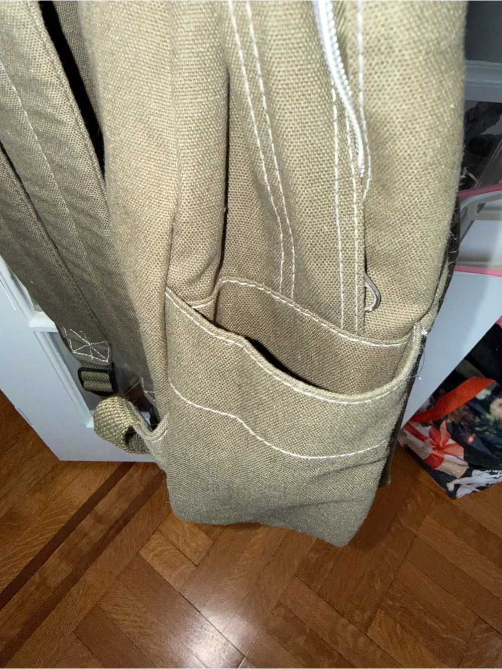 PacSun Olive Canvas Backpack